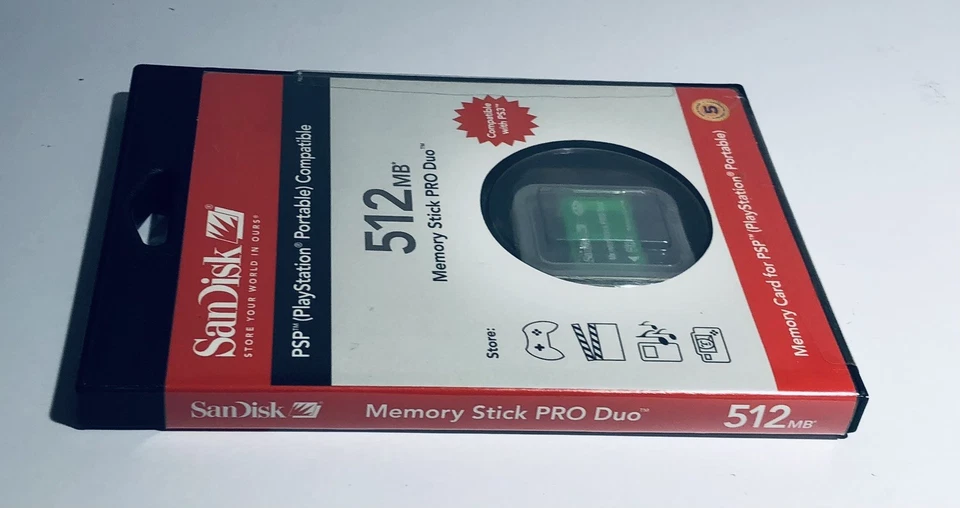 SanDisk SD 512MB Memory Stick PRO Duo Card - SDMSPD-512-A50 New Sealed - Image 4 of 4