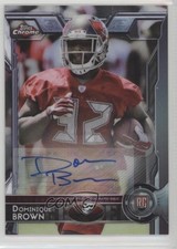 2015 Topps Chrome Rookies Auto Dominique Brown #179 Auto 0f8