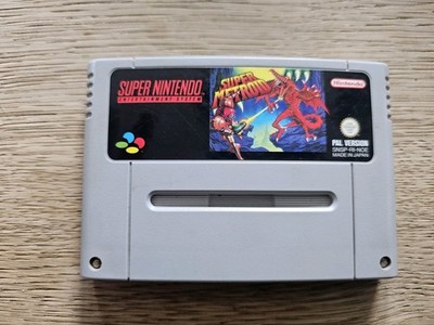 SNES Super Metroid PAL Version Original Nintendo Super Nintendo