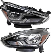 Fits SENTRA 16-19 HEAD LAMP RH AND LH, Assembly, Halogen, S/FE+ S /SV Model