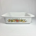 Corning Ware Vintage P-322 Spice of Life L’Echalote Casserole Dish 8x8x2 Square