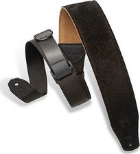 Right Height TM Suede Guitar Strap - Black - Specialty Series - Model MRHSP