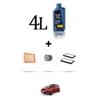 Hoffcar Wartungsset 3 Filter Und 4L ÖL FüR Hyundai Getz 1.6 78KW Ab 2005