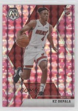 2019-20 Panini Mosaic Rookies Pink Camo Prizm KZ Okpala #210 00v4