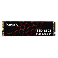Fanxiang S501 512GB NVMe SSD M.2 PCIe Gen3x4 3D NAND Internal Drive