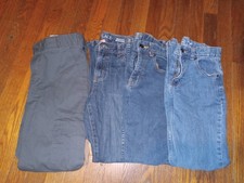 Boys' Size 12 JEANS Lot 4 3 Jeans 1 Cargo Dickies Mixed Brands