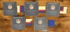Lot of Bruce Smith Buffalo Bills Game Used Worn Jersey Patches Swatches NFL HOF