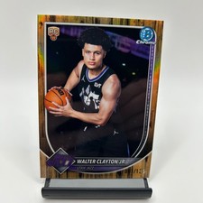 2025-26 Bowman Basketball #BCV-18 Walter Clayton Jr. Floorboard Refractor /125