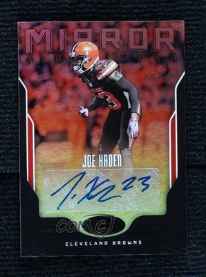 2017 Certified Mirror Signatures Black 1/1 Joe Haden #MS-HA Auto lz7
