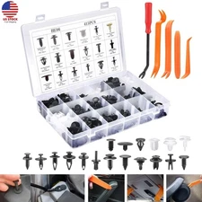 415Pcs Car Retainer Clips Fasteners Kit Bumper Fender Rivets Door Panel Clips US