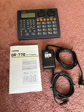 Boss DR-770 Dr. Rhythm Drum Machine  Original AC Adapter  Manual