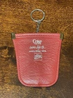 Vtg 1970’s Coca Cola Keychain Coin Purse Rare Coke Advertising