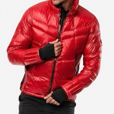 The Recycled Planet Hipster Racer puffer jacket