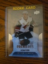 2016-17 Upper Deck Ice #101 Anthony DeAngelo Premieres #/1299 RC