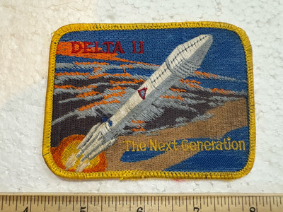 NASA PATCH vtg DELTA II Rocket The Next Generation / Expendable LAUNCH System