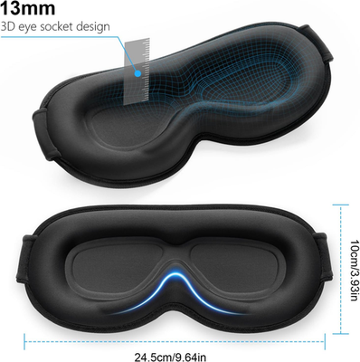 #ad #ad 100% Blackout Sleep Eye Mask for Women Men Zero Pressure Sleeping Mask Erg... $12.95