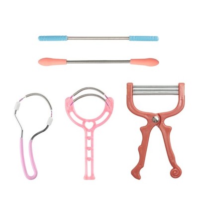 5pcs Ladies Lips Hair Removal Device Epilator For Fine Hair On Face And Body