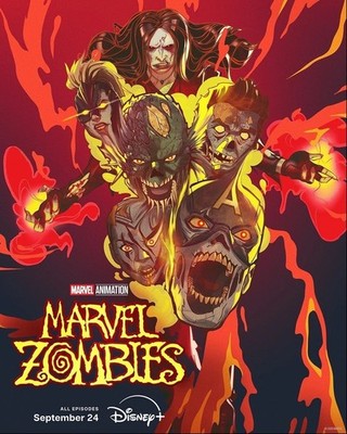 Marvel Zombies Animated Horror Superhero Series Art Poster