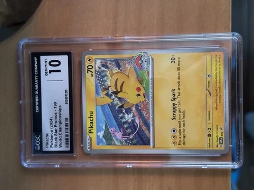 Pokemon Black Star Promos SVP EN Pikachu #190 CGC 10 Gem Mint!