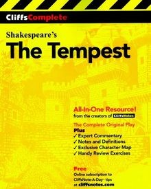 The Tempest: Complete Study Edition (Cliffs Complete) vo... | Buch | Zustand gut