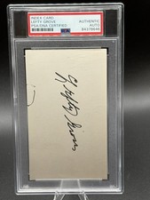 Lefty Grove Auto PSA/ Dna