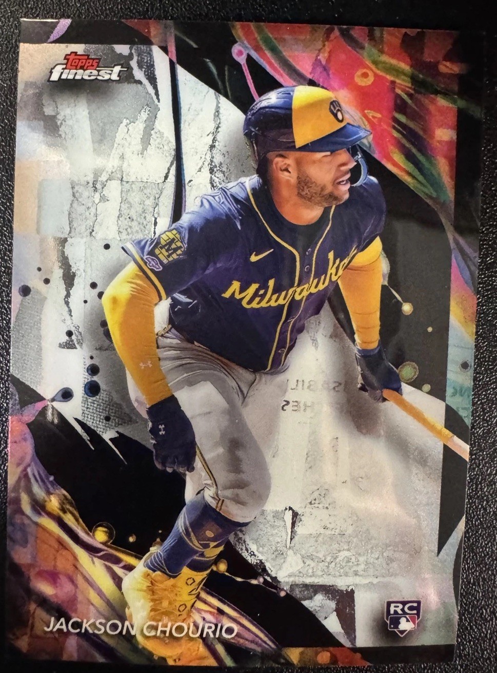 2024 Topps Finest - Uncommon Jackson Chourio #159 (RC)