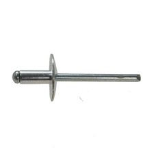 73 ASL Large Flange Dome Rivet (dia 3/16" - 4.8mm) Aluminium Shell / Steel Stem