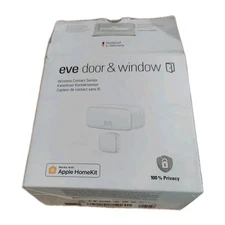 Eve Door & Window Wireless Contact Sensor Thread/Matter New Open Box+4 Batteries