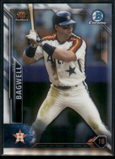 2016 Bowman Jeff Bagwell Chrome Rookie Recollections RC Flashback #RR-JB