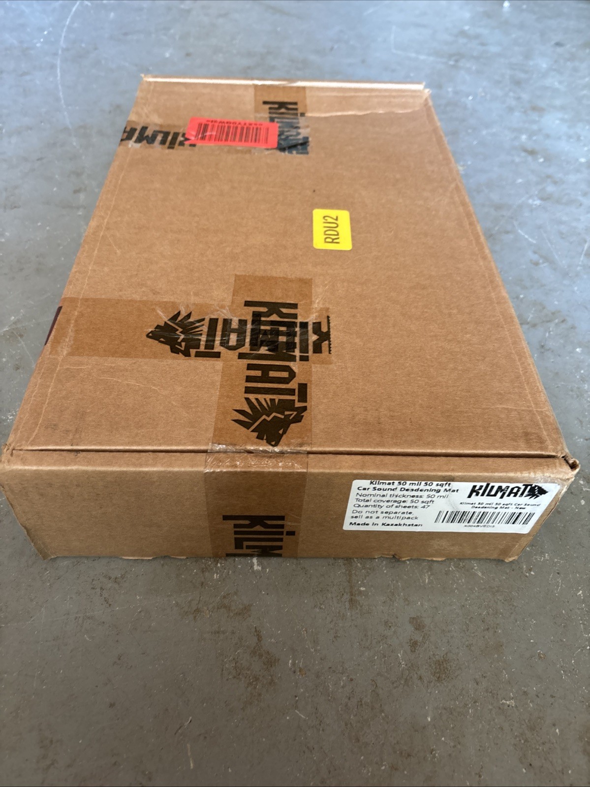 Kilmat 50 Sqft 50 Mil Butyl Sound Dampening Mat for Quieter Drives