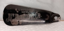 Vintage metal Advertising Shoe Horn 1926-29 J.C. Penny Co. Black