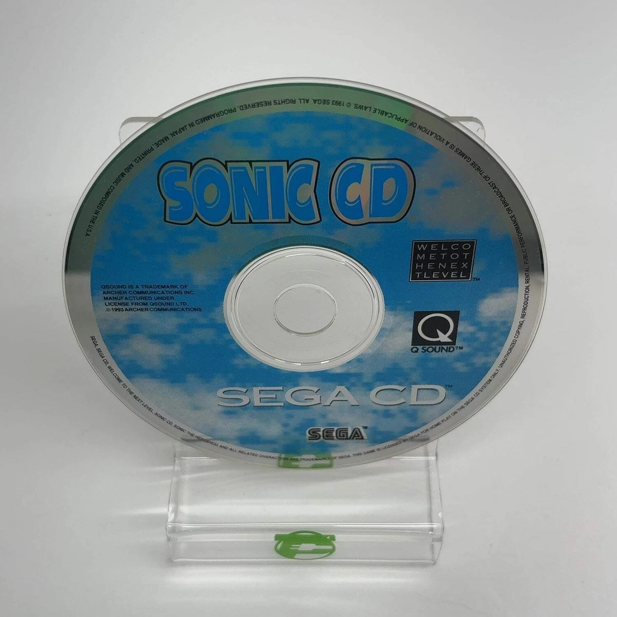 SEGA Video Games Sonic CD 1993 for sale | eBay