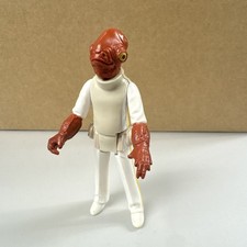 Vintage Star Wars Admiral Ackbar 1982 Hong Kong Kenner Action Figure