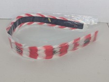 Vintage 70s Red Feather Hat Band Western Cowboy Taiwan Republic Of China 27"