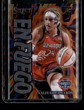 Aaliyah Edwards 2024 Panini Select WNBA #1 En Fuego Washington Mystics