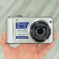 SONY Cyber-Shot DSC-H70 16.1MP 10x Optical Zoom Digital Camera Silver Battery