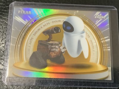 Wall-E and EVE, Double Acts DA-7, 2025 Topps Pixar Gold  