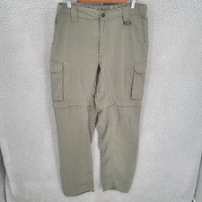 Boy Scouts Of America Switchback Pants Mens Medium Green Convertible Cargo
