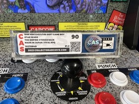 1996 Nintendo Game Boy Star Wars: The Empire Strikes Back Oval SOQ Graded CAS 90