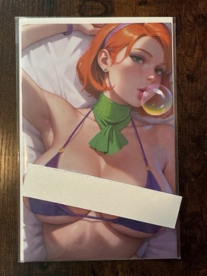 Keys Comics Artbook Daphne Of Scooby-Doo 2 Naughty Front & Back Covers