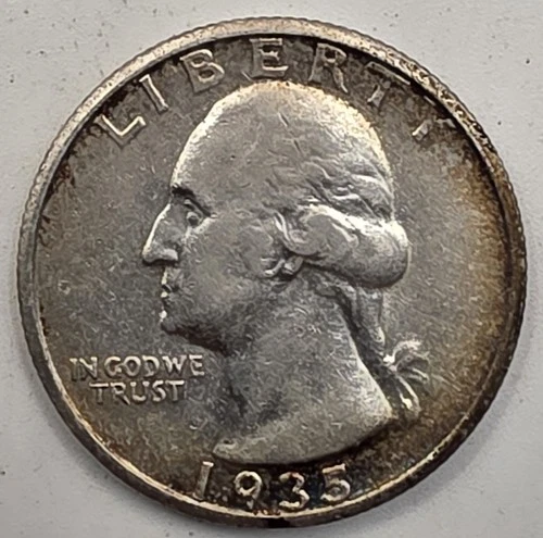 *SILVER* 1935-S  Washington Quarter -《Great Way To Buy Silver!!》