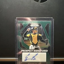 2024 Panini Prizm - Prospect Signatures Green Prizm #PS-ES Ethan Salas (AU, RC)