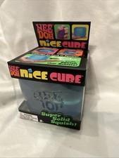 Nee Doh Nice Cube - Super Solid Squish  Blue - Brand New/Factory Sealed 
