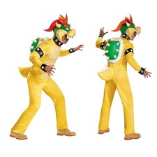 Disguise Super Mario Bros Deluxe Bowser Costume for Adults  X-Large, Multi