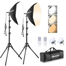 Softbox Photography Lighting Kit, 20'' x 20'' Professional Softbox Lighting K...