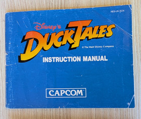 Disney's DuckTales NES Nintendo Game Cartridge, Manual & Box (Capcom 1989)