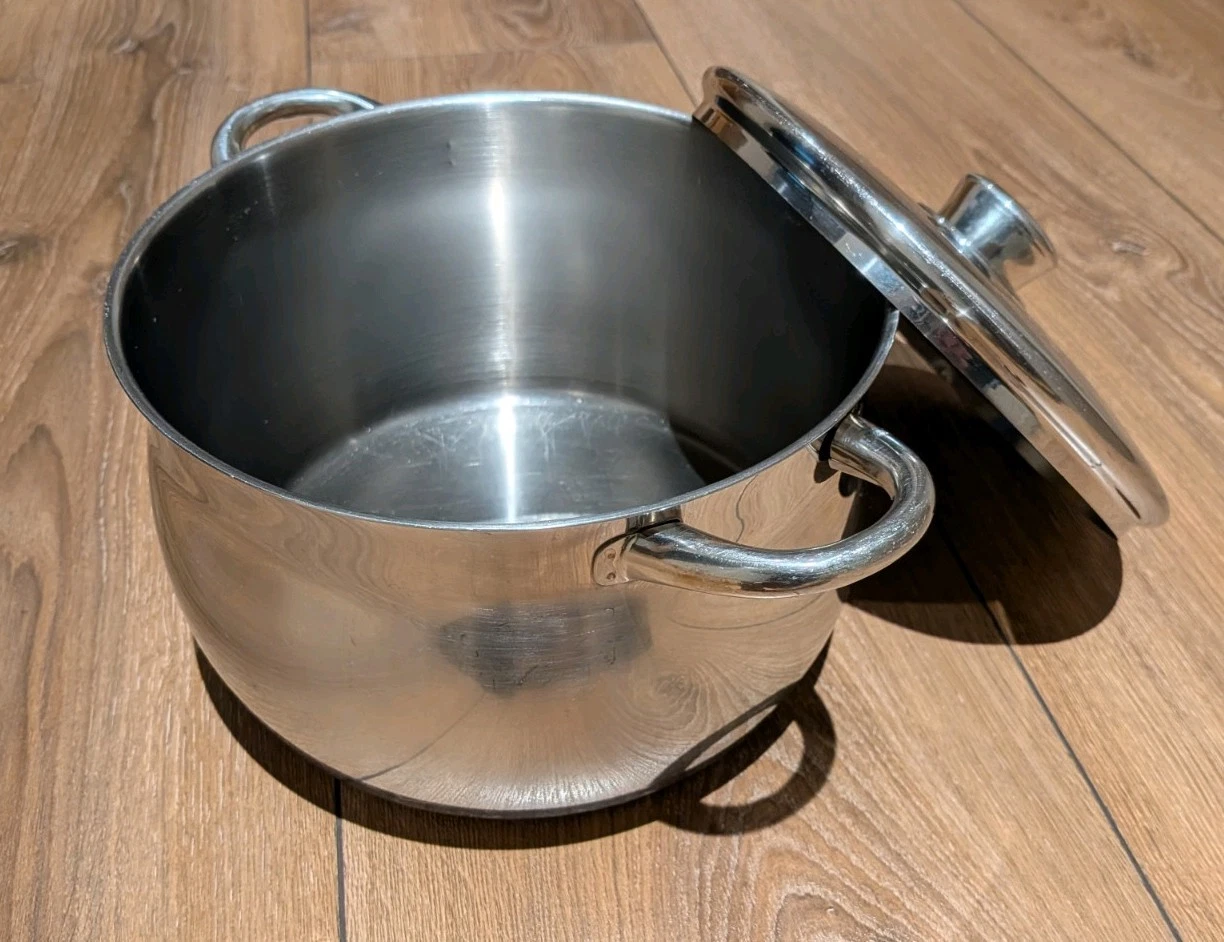 Stellar Classic 22cm Stainless Steel Stock Pot With Lid
