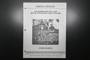 Troy Bilt CT571085 85 Super Tomahawk Shredder Chipper Parts Catalog