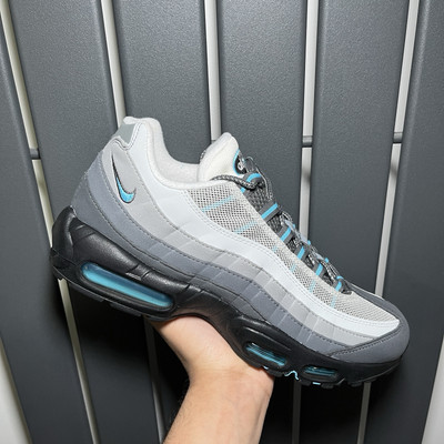 NIKE AIR MAX 95 BALTIC BLUE IRON GREY SIZE UK USED SNEAKERS TRUSTED  SELLER ✅ UK