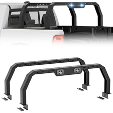 Overland Bed Racks Carrier Cargo W/ LED Light Bars For 20-2025 Jeep Gladiator JT